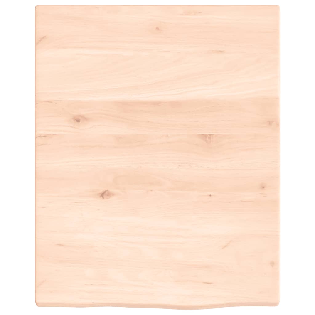 Basin Shelf Wall Mounted Steel and Solid Wood Oak