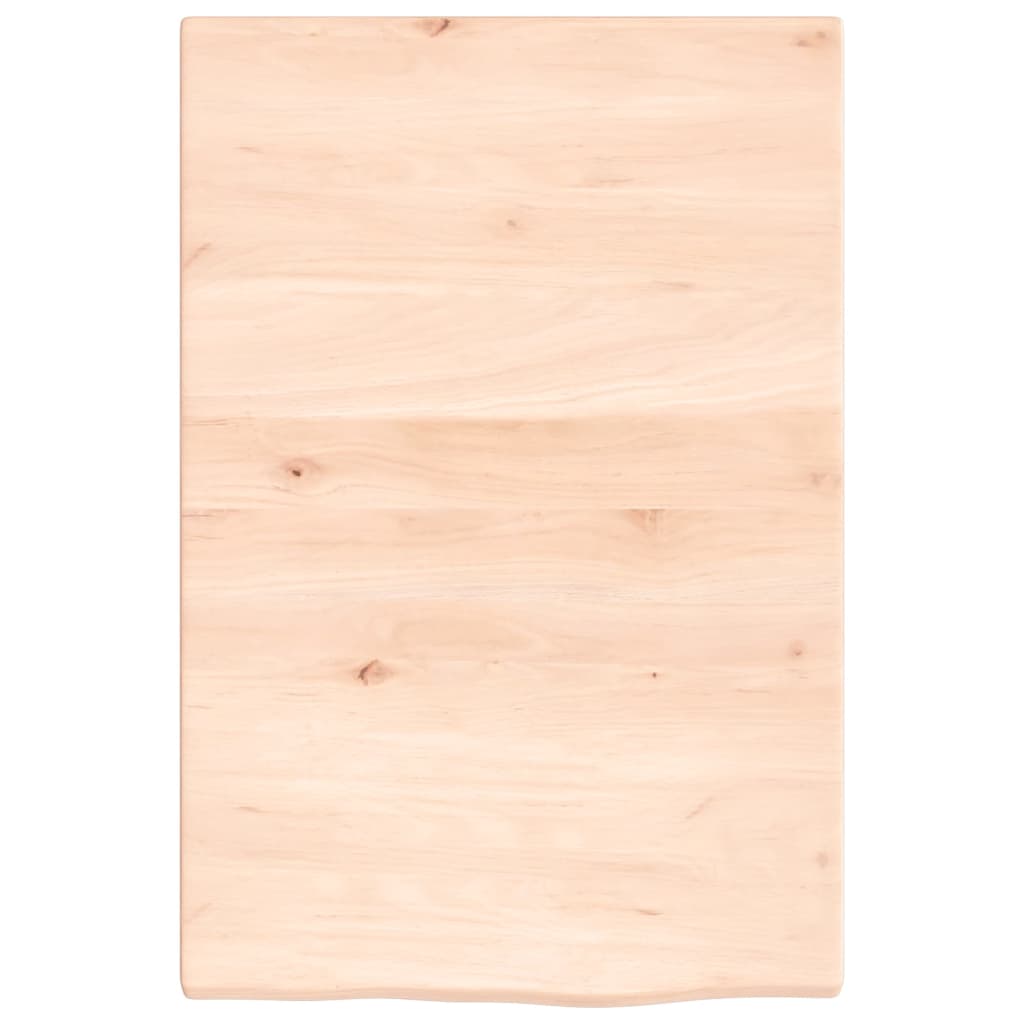 Basin Shelf Wall Mounted Steel and Solid Wood Oak