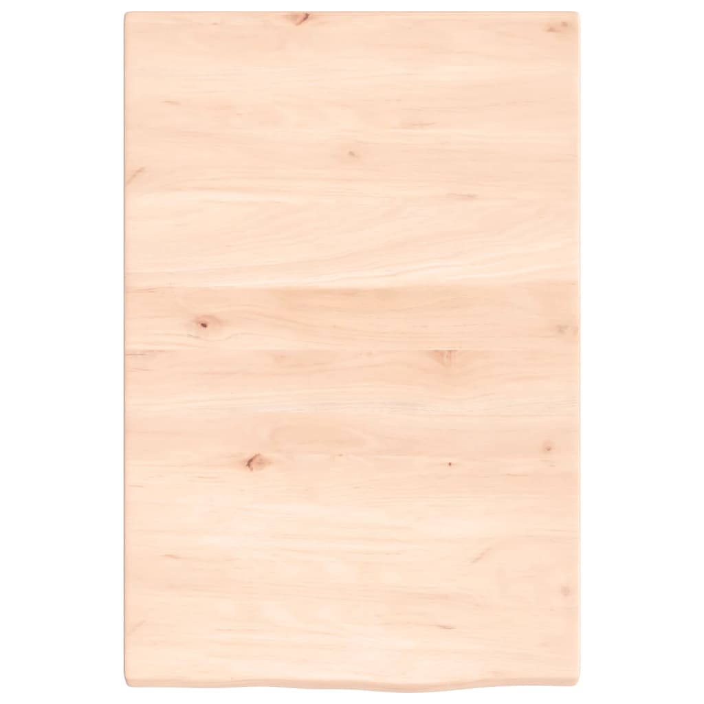 Basin Shelf Wall Mounted Steel and Solid Wood Oak