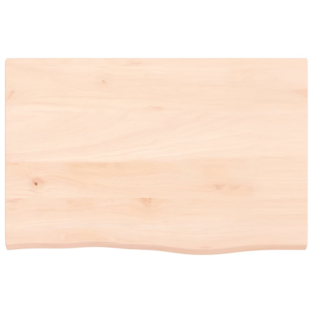 Basin Shelf Wall Mounted Steel and Solid Wood Oak