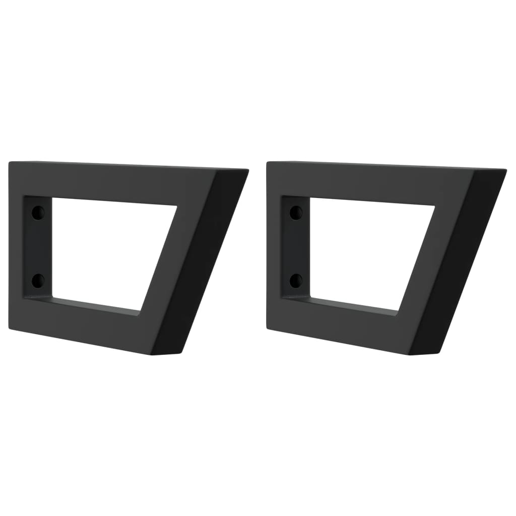 Basin Shelf Wall Mounted Steel and Solid Wood Oak