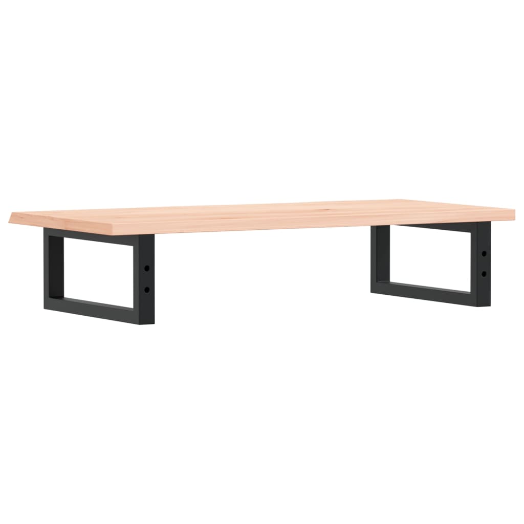 Basin Shelf Wall Mounted Steel and Solid Wood Oak