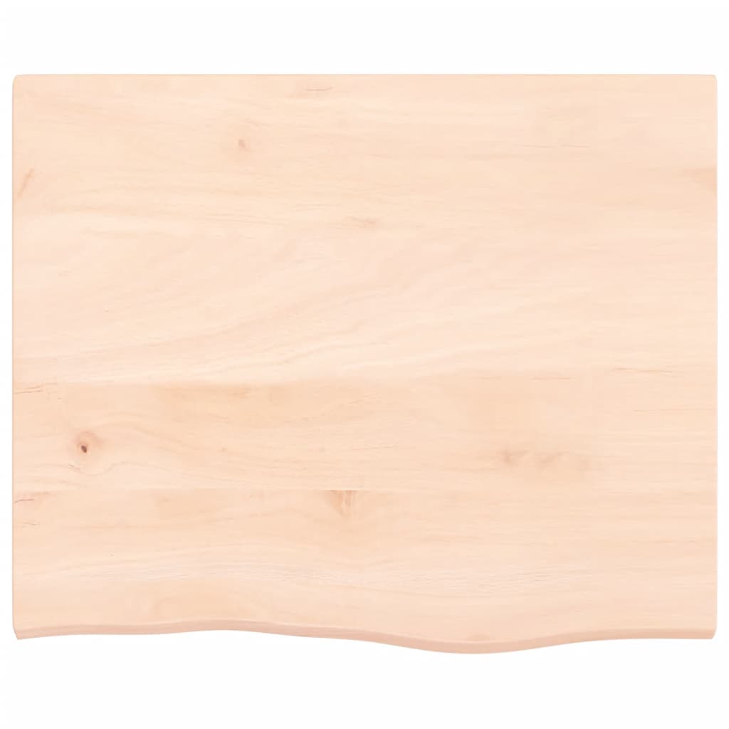 Basin Shelf Wall Mounted Steel and Solid Wood Oak