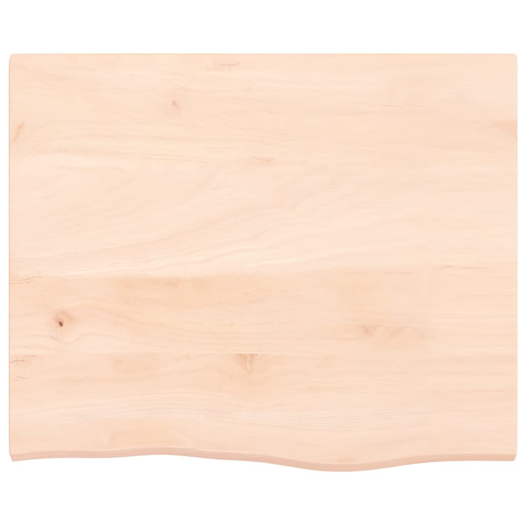 Basin Shelf Wall Mounted Steel and Solid Wood Oak