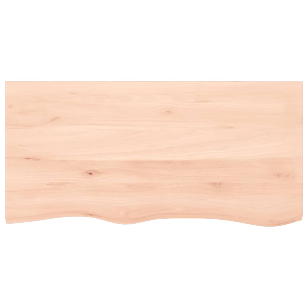 Basin Shelf Wall Mounted Steel and Solid Wood Oak