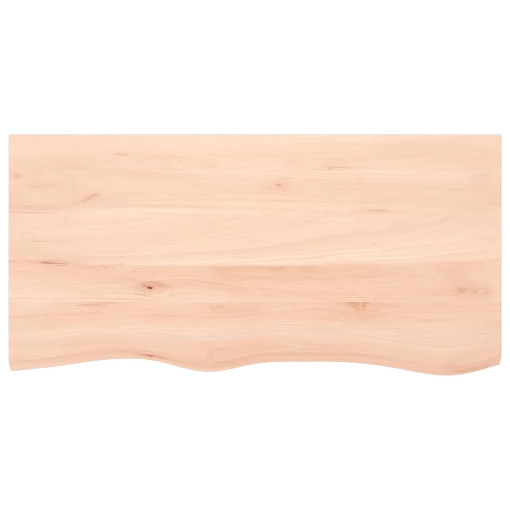 Basin Shelf Wall Mounted Steel and Solid Wood Oak