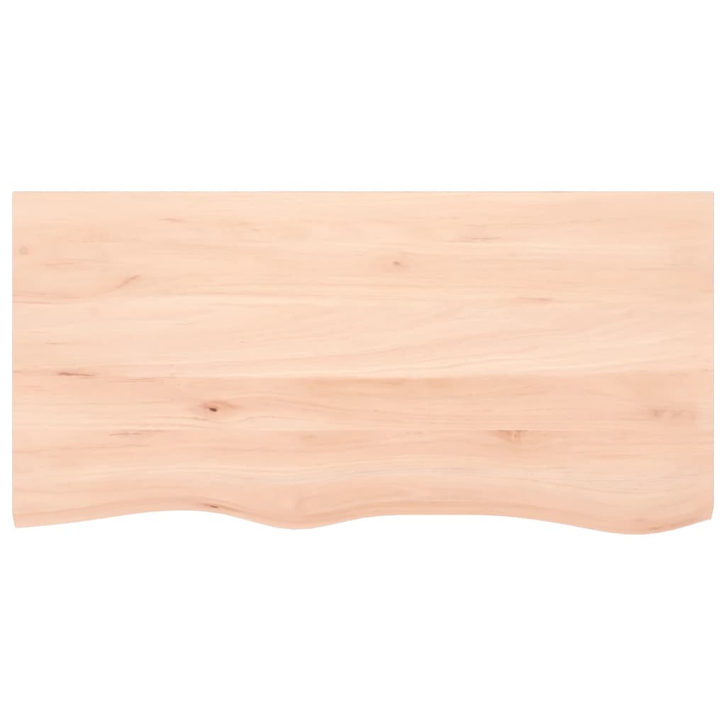Basin Shelf Wall Mounted Steel and Solid Wood Oak
