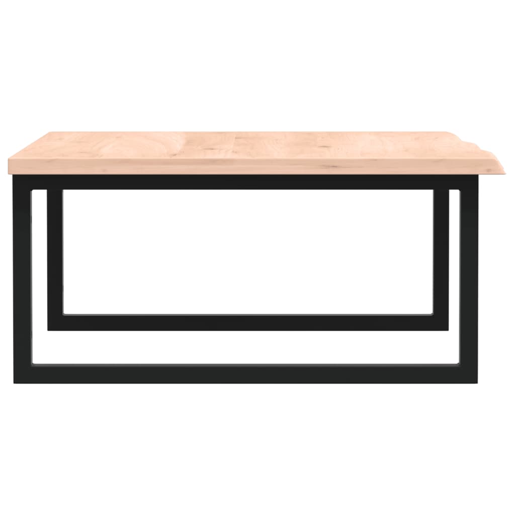 Basin Shelf Wall Mounted Steel and Solid Wood Oak