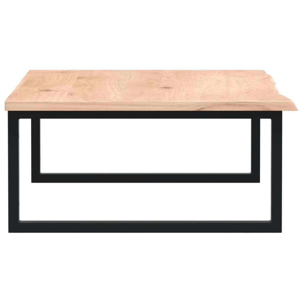 Basin Shelf Wall Mounted Steel and Solid Wood Oak