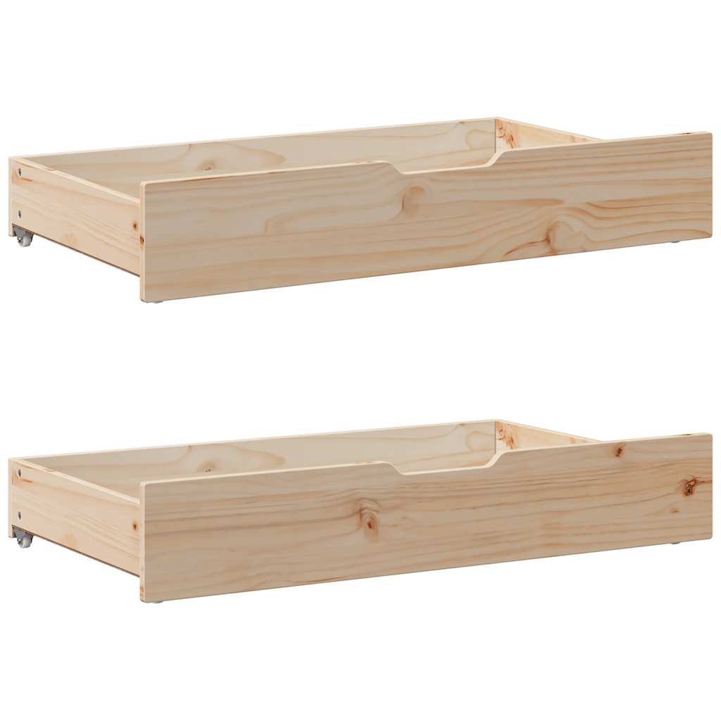 Bed Frame without Mattress 140x190 cm Solid Wood Pine