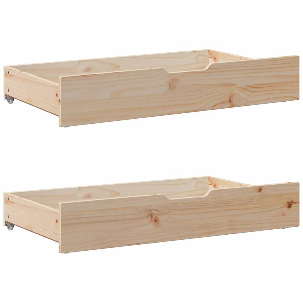 Bed Frame without Mattress 135x190 cm Double Solid Wood Pine