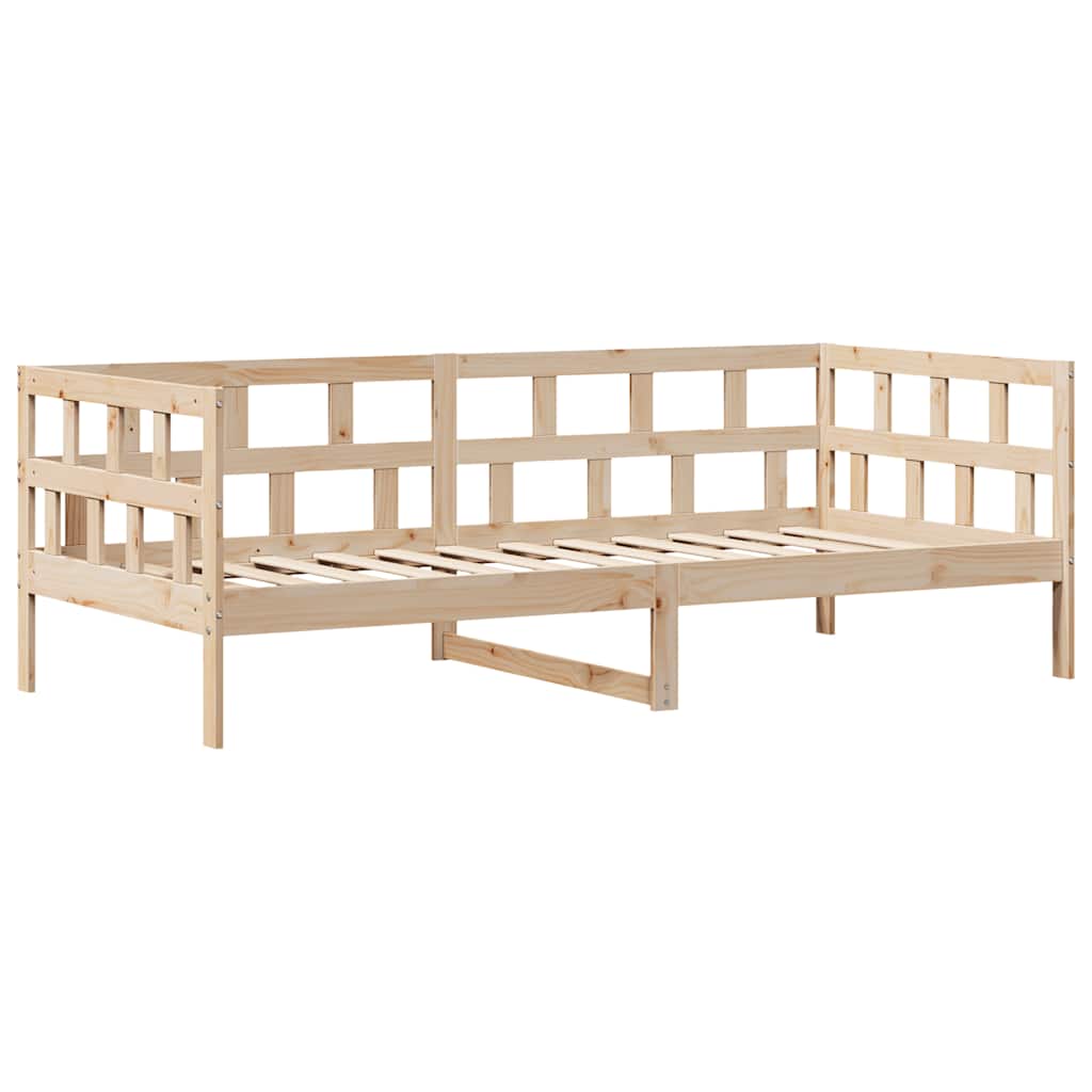 Daybed with Drawers without Mattress 90x190 cm Single Solid Wood
