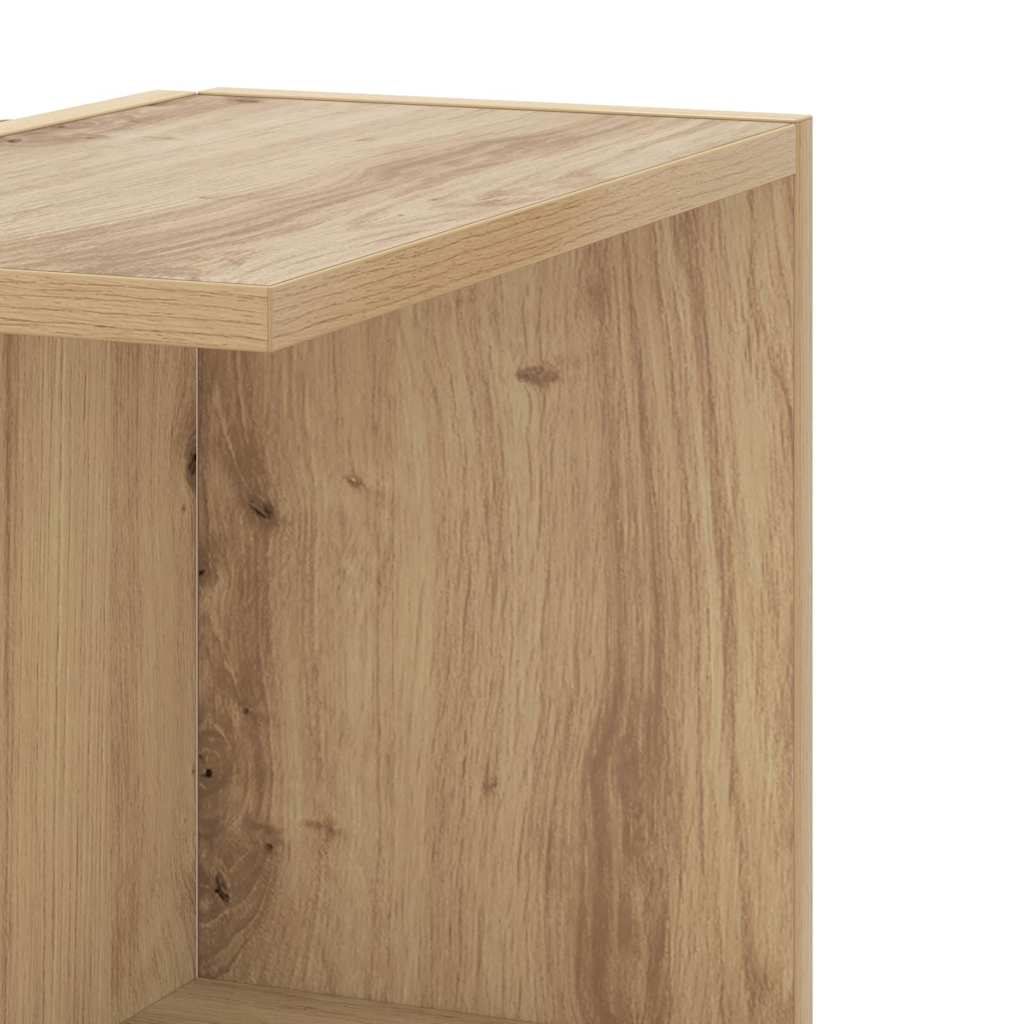Wall Corner Shelf Artisian Oak 36.5x36.5x140 cm Engineered Wood