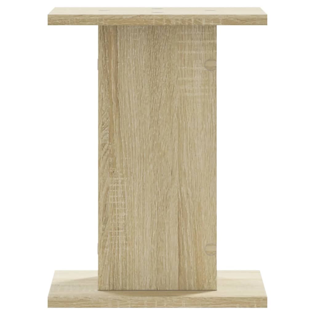 vidaXL Speaker Stands 2 pcs Sonoma Oak 30x30x40 cm Engineered Wood