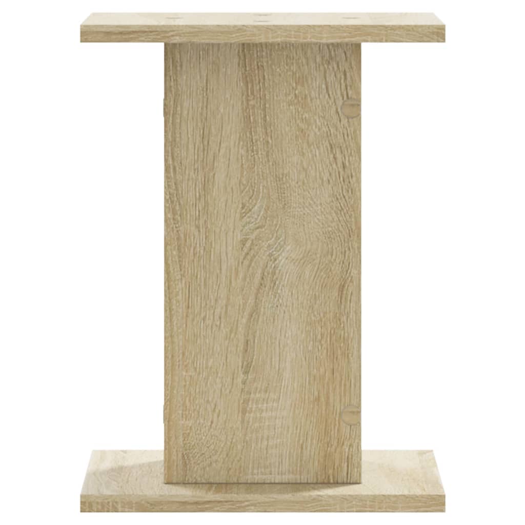 vidaXL Speaker Stands 2 pcs Sonoma Oak 30x30x40 cm Engineered Wood