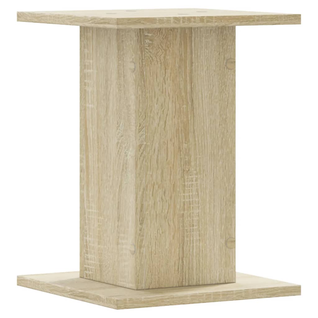 vidaXL Speaker Stands 2 pcs Sonoma Oak 30x30x40 cm Engineered Wood