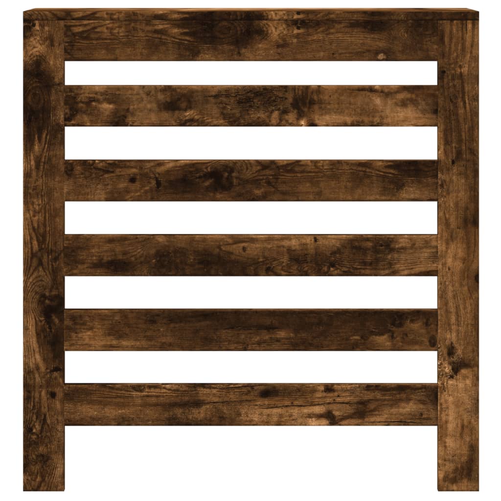 Radiator Cover Smoked Oak 78 x 20 x 82 cm Engineered Wood