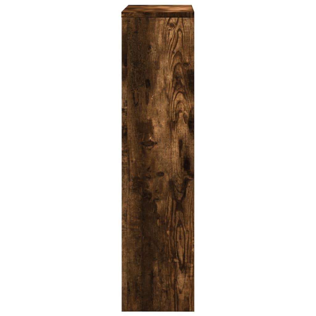 Radiator Cover Smoked Oak 78 x 20 x 82 cm Engineered Wood