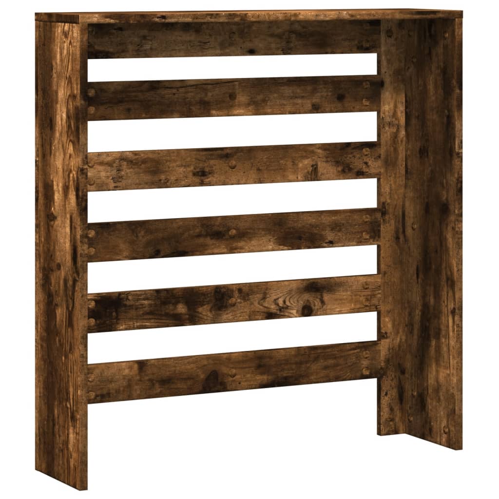 Radiator Cover Smoked Oak 78 x 20 x 82 cm Engineered Wood