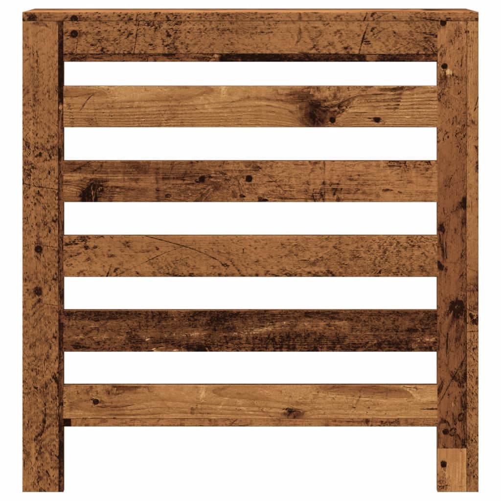 Radiator Cover Old Wood 78x20x82 cm Engineered Wood