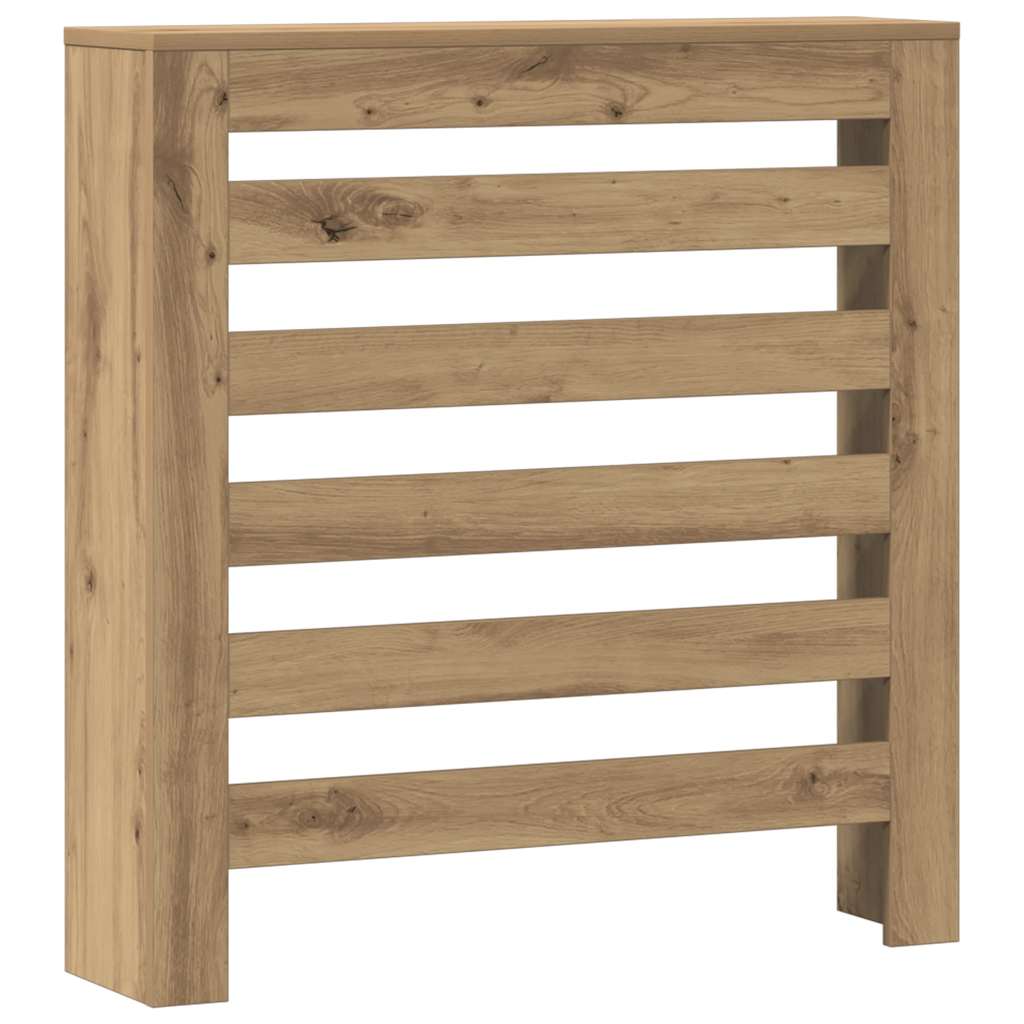 Radiator Cover Artisian Oak 78x20x82 cm Engineered Wood
