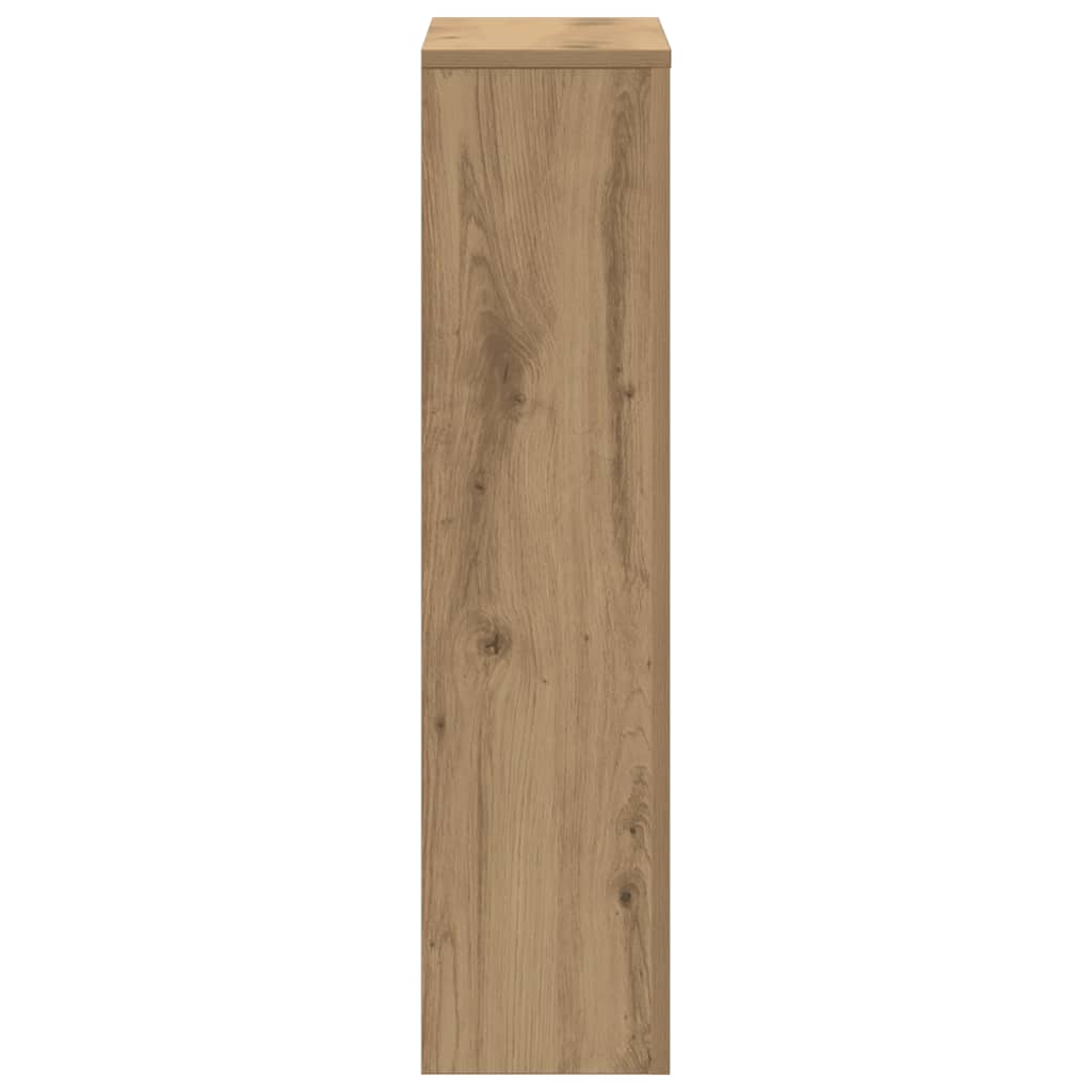 Radiator Cover Artisian Oak 78x20x82 cm Engineered Wood