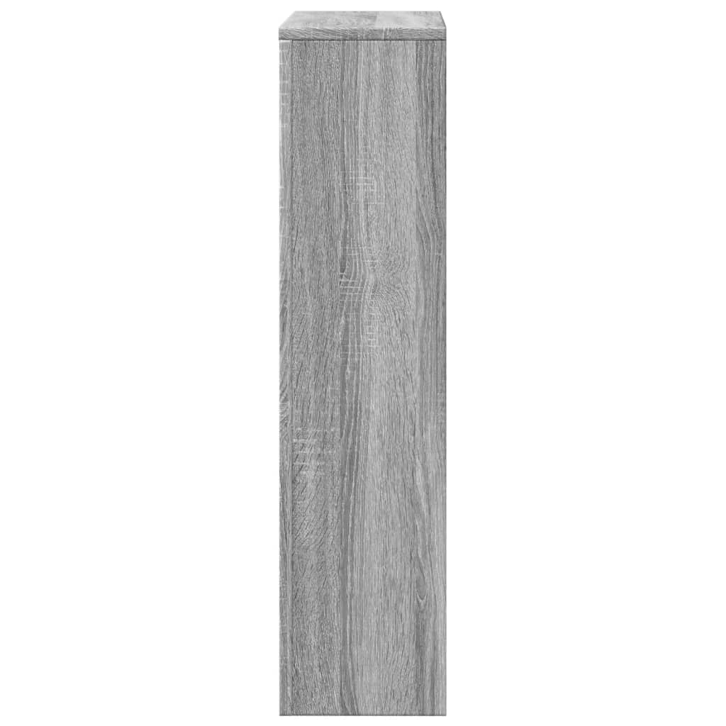 Radiator Cover Grey Sonoma 104x20x82 cm Engineered Wood