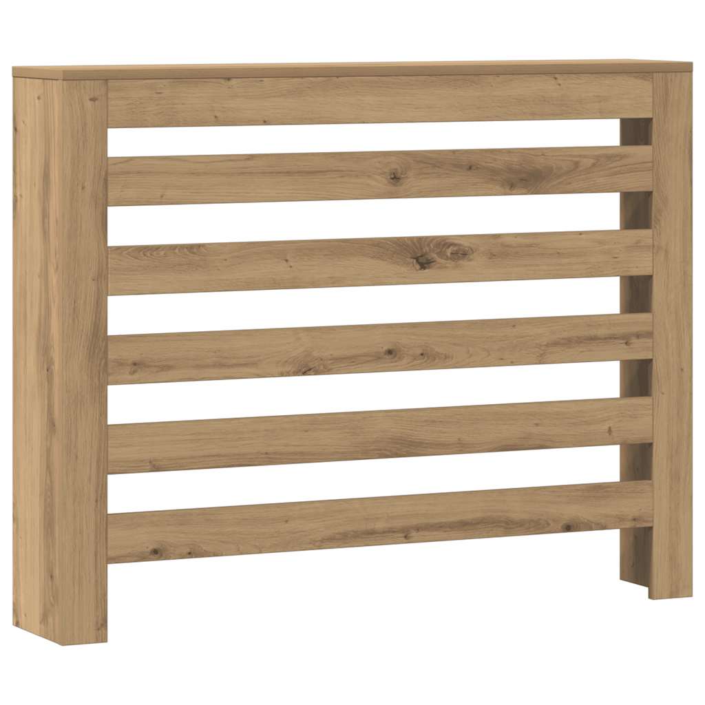 Radiator Cover Artisian Oak 104x20x82 cm Engineered Wood