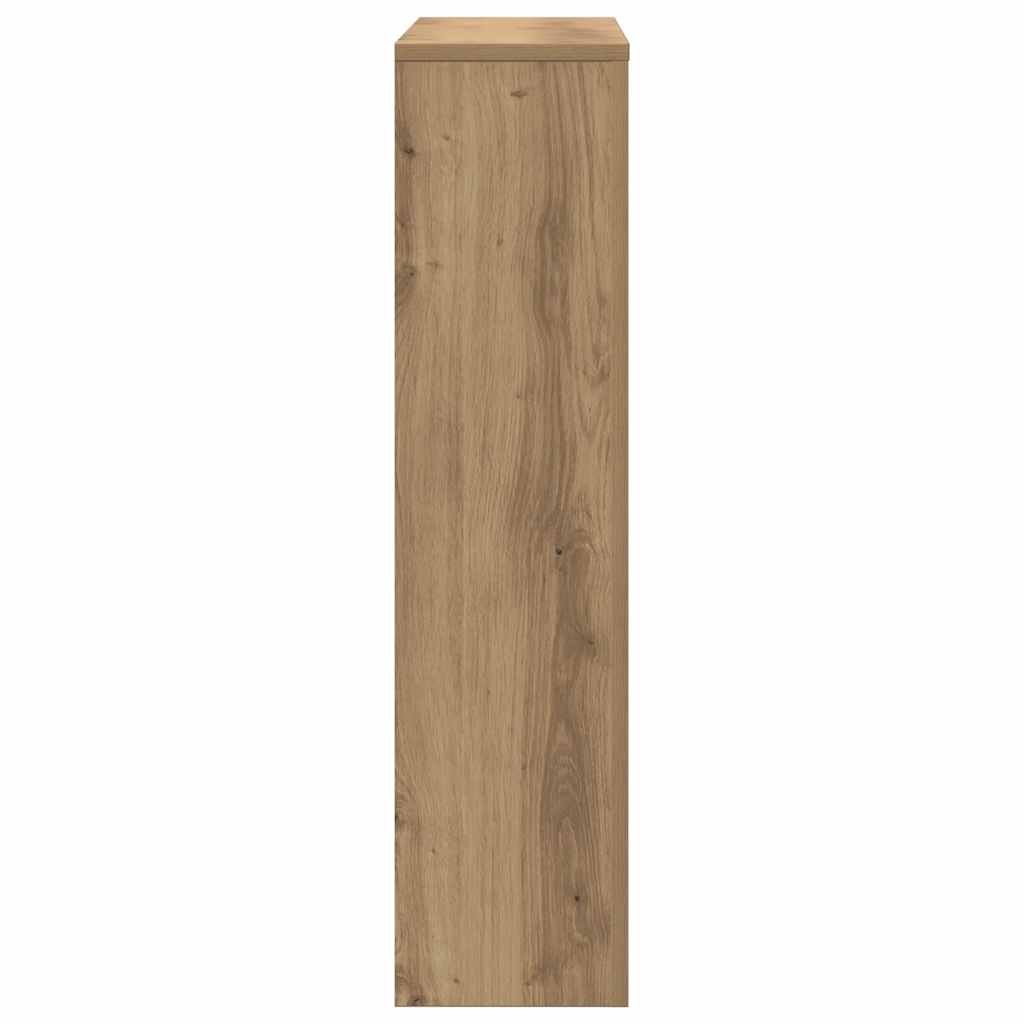 Radiator Cover Artisian Oak 104x20x82 cm Engineered Wood