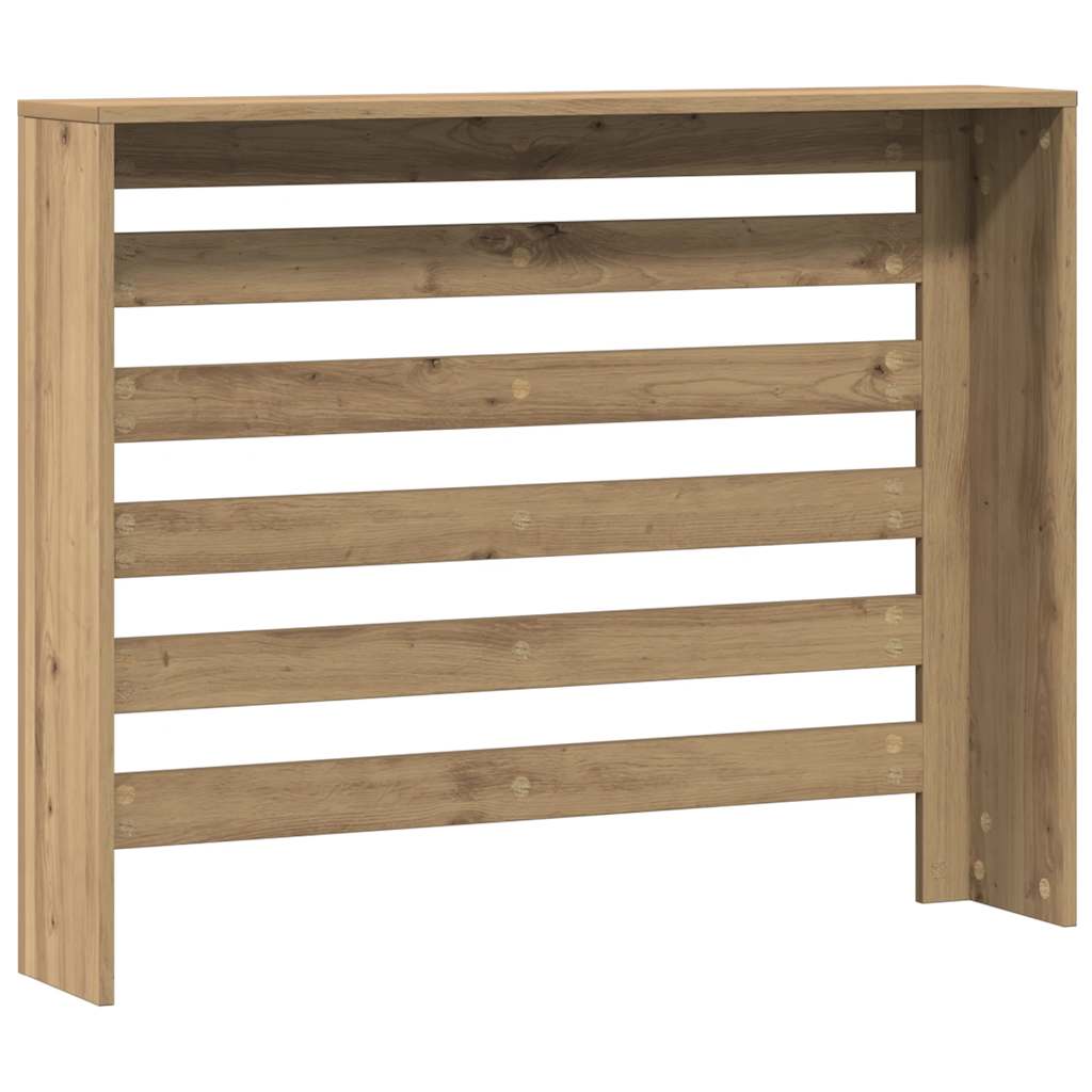 Radiator Cover Artisian Oak 104x20x82 cm Engineered Wood