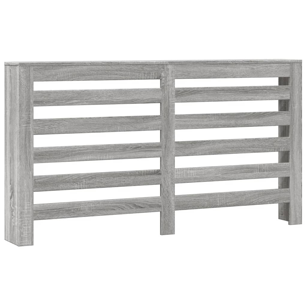 Radiator Cover Grey Sonoma 149x20x82 cm Engineered Wood