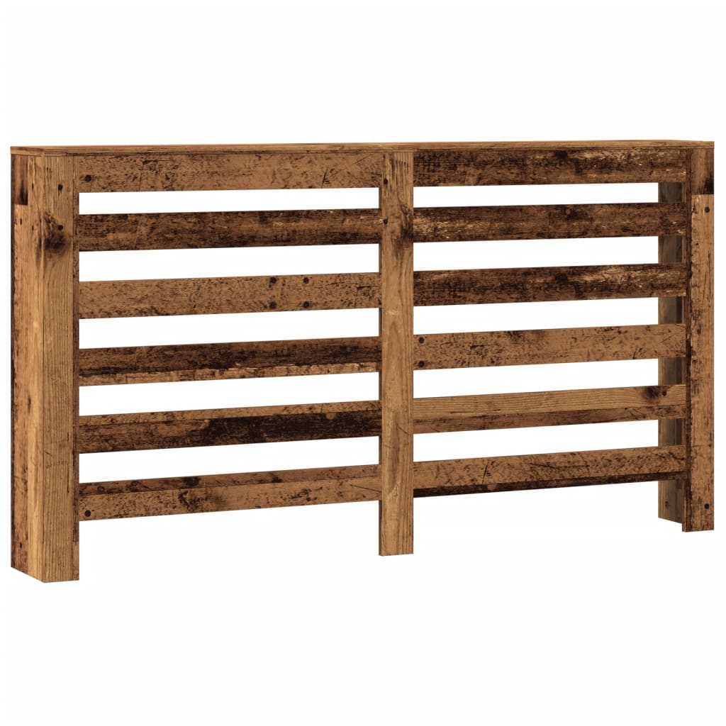Radiator Cover Old Wood 149x20x82 cm Engineered Wood