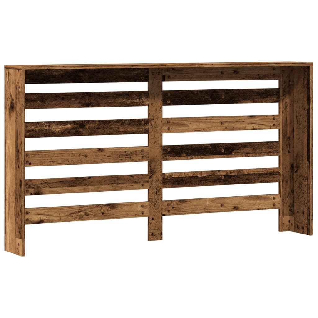 Radiator Cover Old Wood 149x20x82 cm Engineered Wood