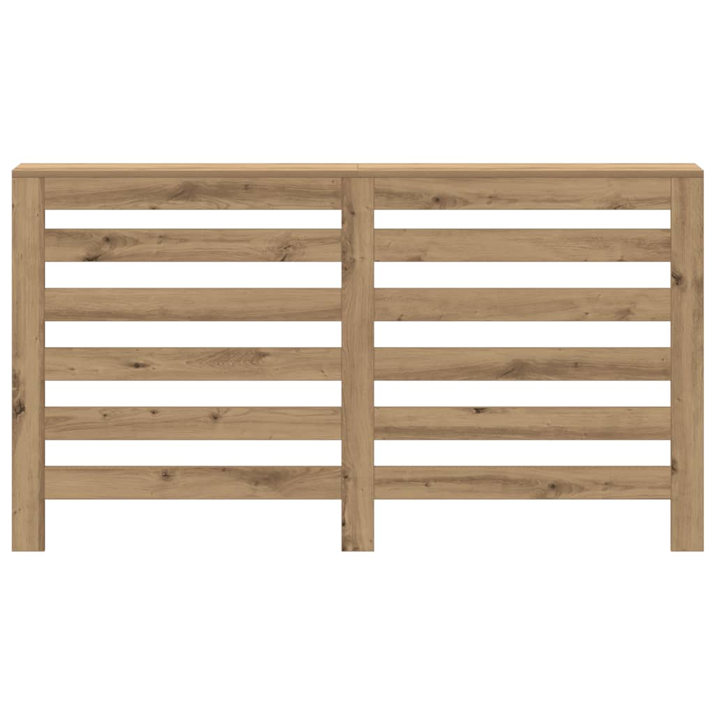 Radiator Cover Artisian Oak 149x20x82 cm Engineered Wood