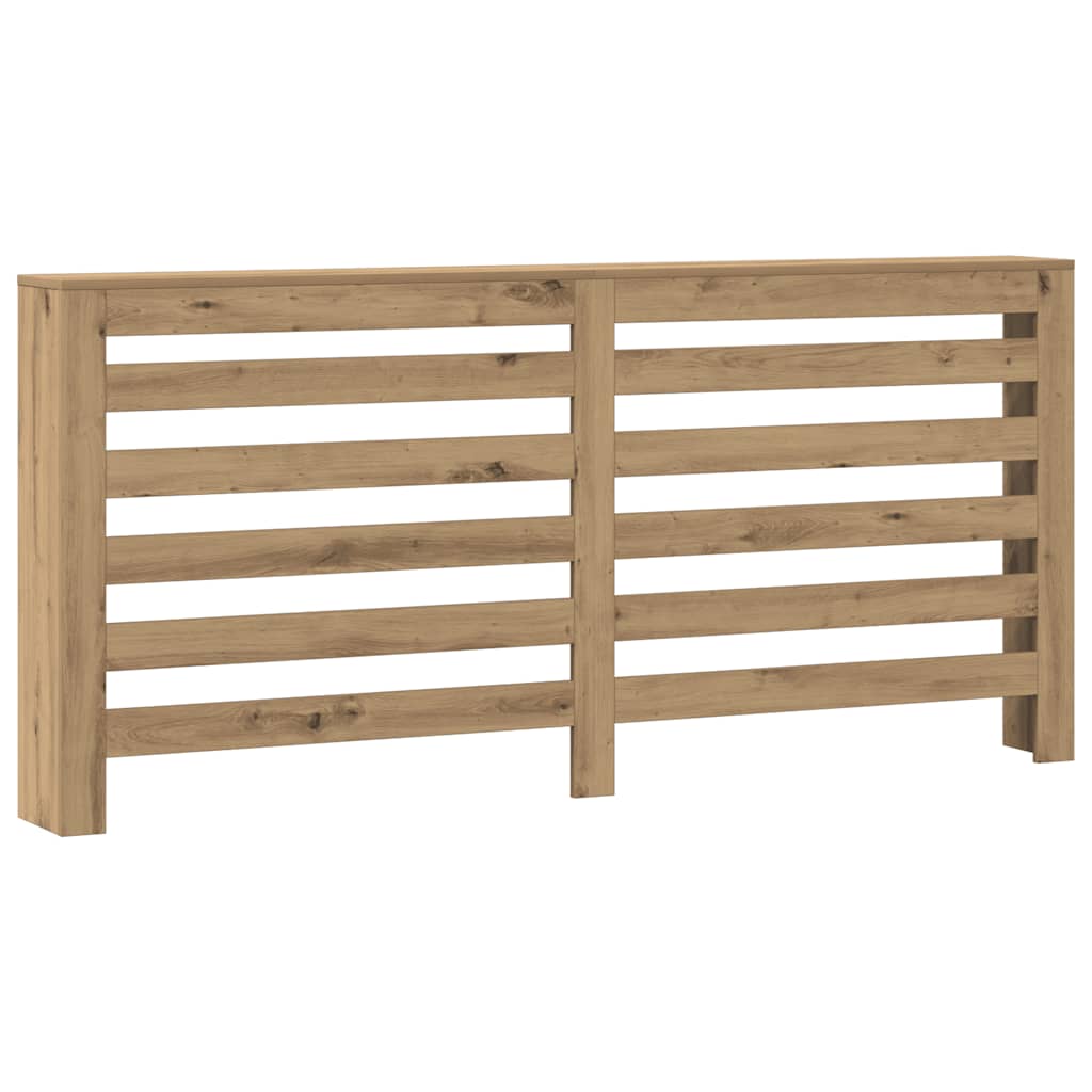 Radiator Cover Artisian Oak 175x20x82 cm Engineered Wood