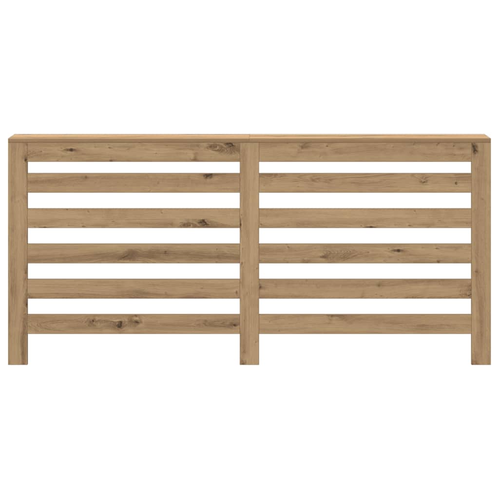 Radiator Cover Artisian Oak 175x20x82 cm Engineered Wood