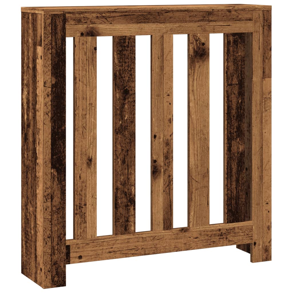 Radiator Cover Old Wood 78x20x82 cm Engineered Wood