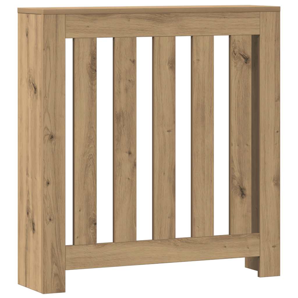 Radiator Cover Artisan Oak 78x20x82 cm Engineered Wood