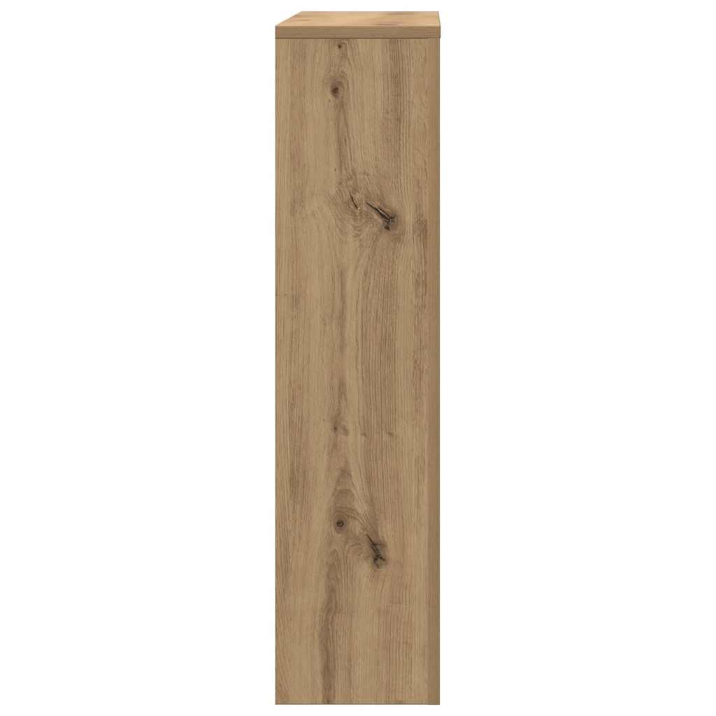 Radiator Cover Artisan Oak 78x20x82 cm Engineered Wood