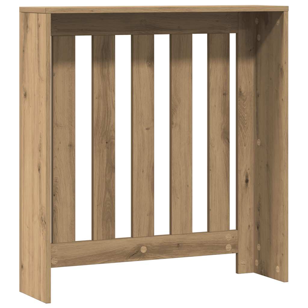 Radiator Cover Artisan Oak 78x20x82 cm Engineered Wood