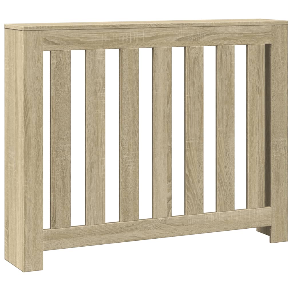 Radiator Cover Sonoma Oak 104 x 20 x 82 cm Engineered Wood