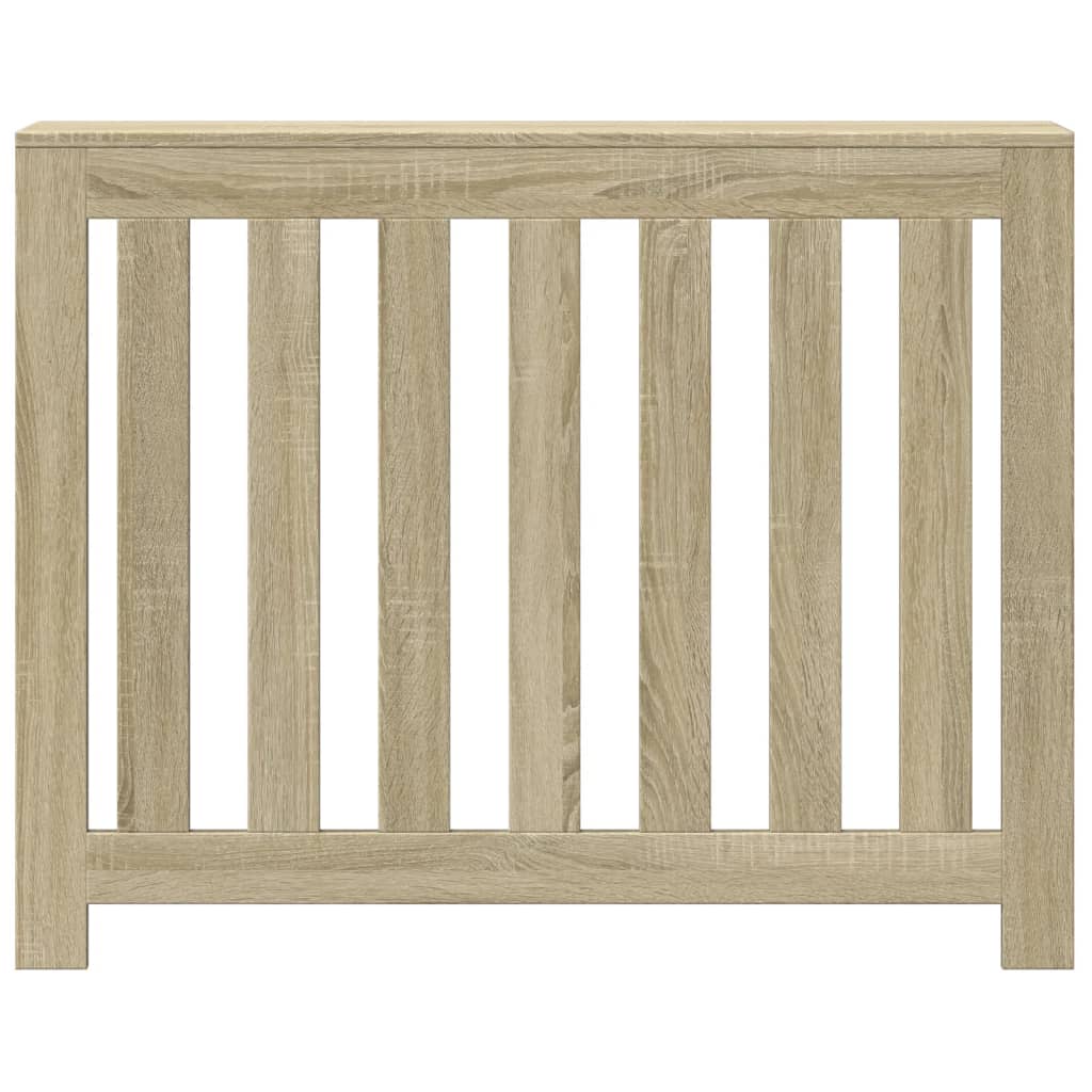 Radiator Cover Sonoma Oak 104 x 20 x 82 cm Engineered Wood