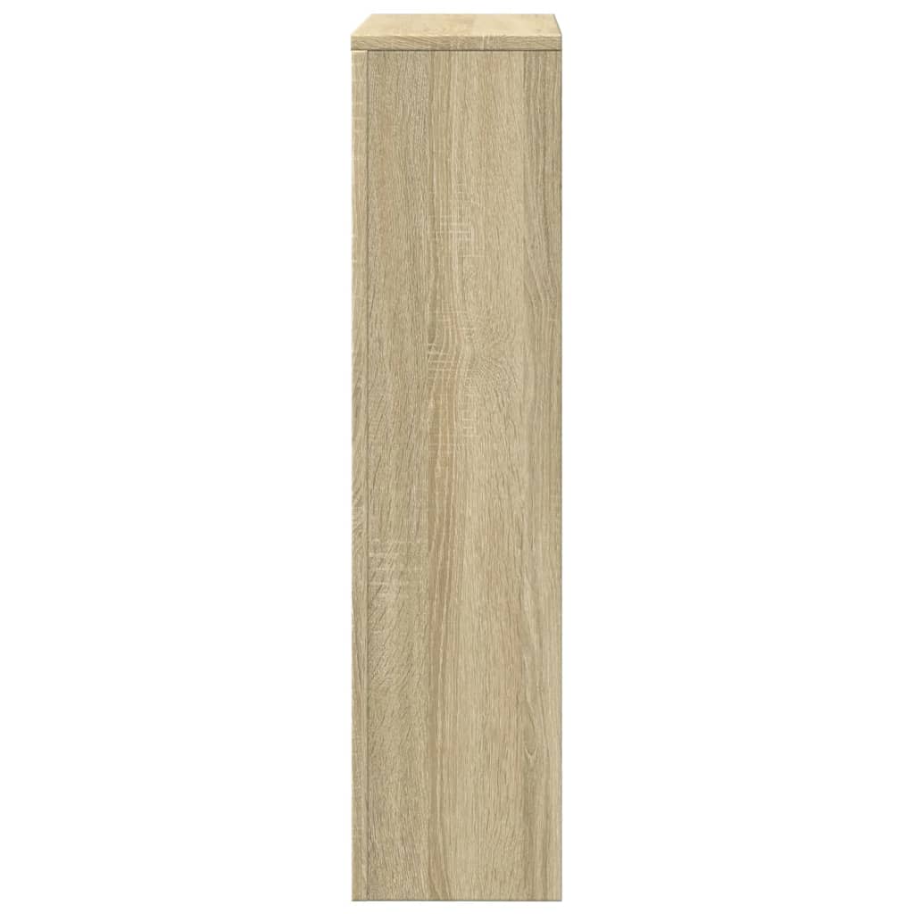 Radiator Cover Sonoma Oak 104 x 20 x 82 cm Engineered Wood