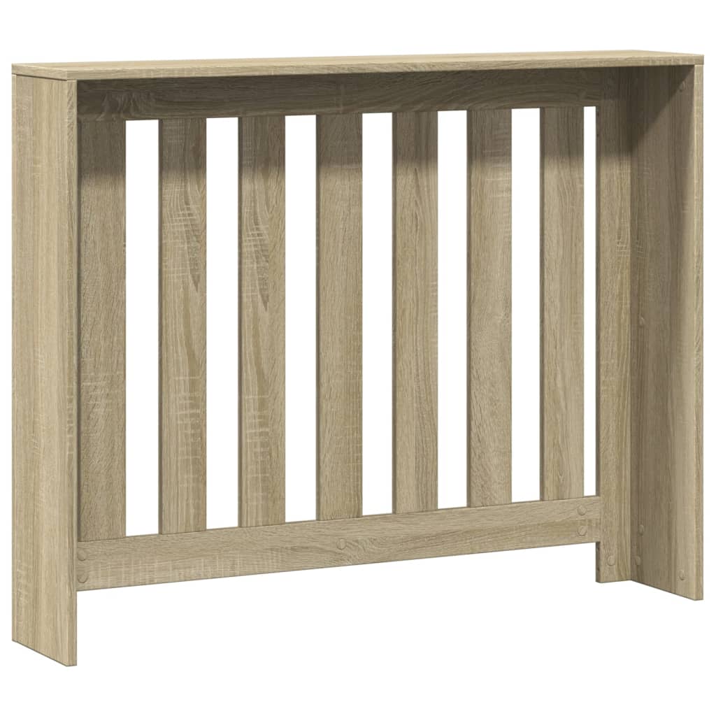 Radiator Cover Sonoma Oak 104 x 20 x 82 cm Engineered Wood