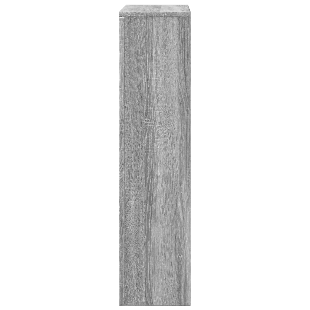 Radiator Cover Grey Sonoma 104 x 20 x 82 cm Engineered Wood