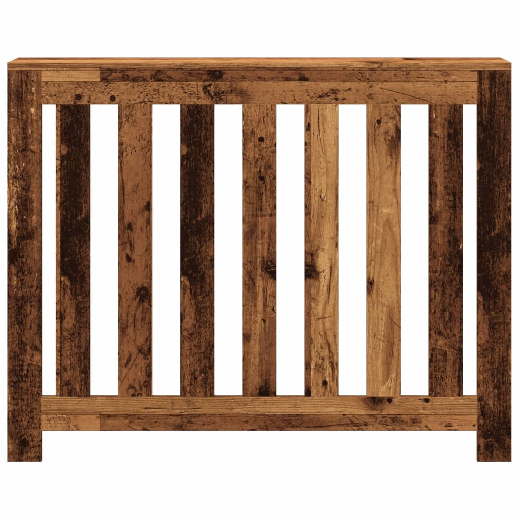 Radiator Cover Old Wood 104x20x82 cm Engineered Wood