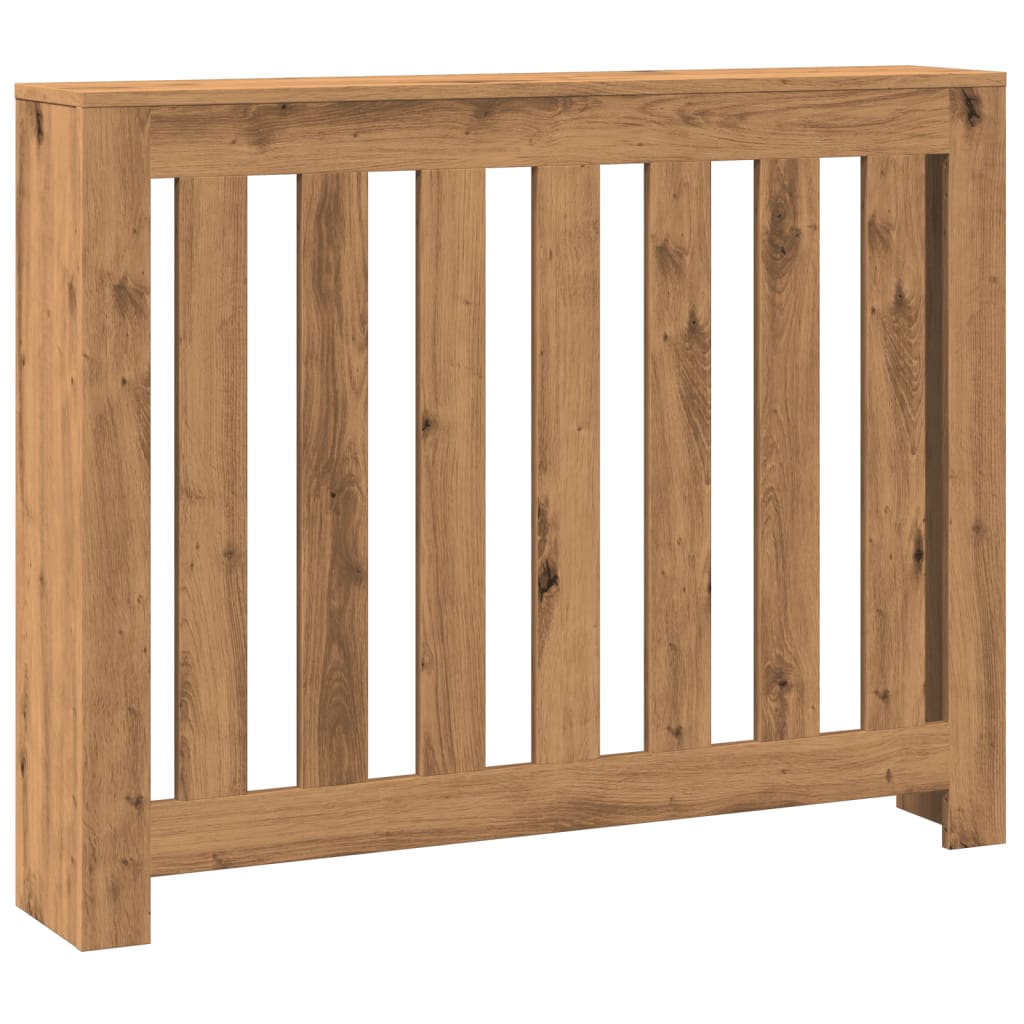 Radiator Cover Artisian Oak 104x20x82 cm Engineered Wood