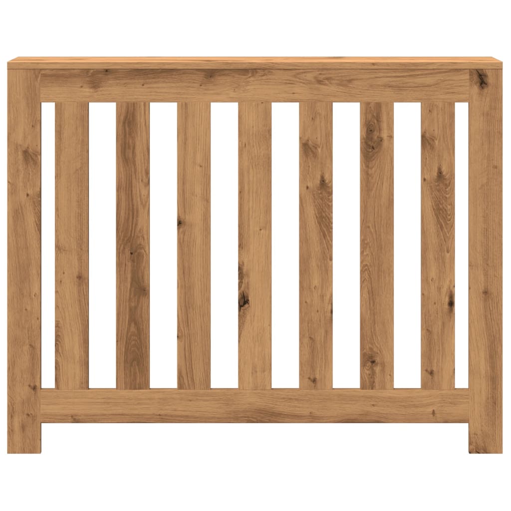 Radiator Cover Artisian Oak 104x20x82 cm Engineered Wood