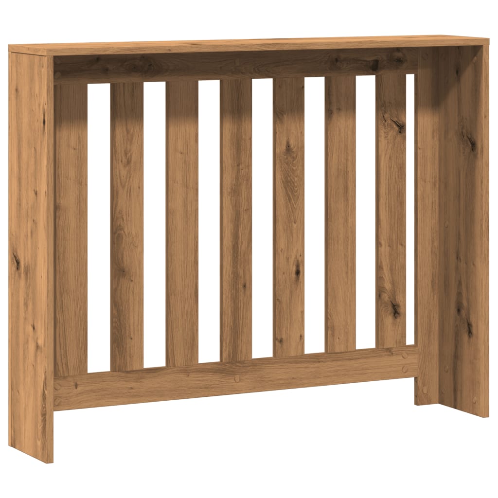 Radiator Cover Artisian Oak 104x20x82 cm Engineered Wood
