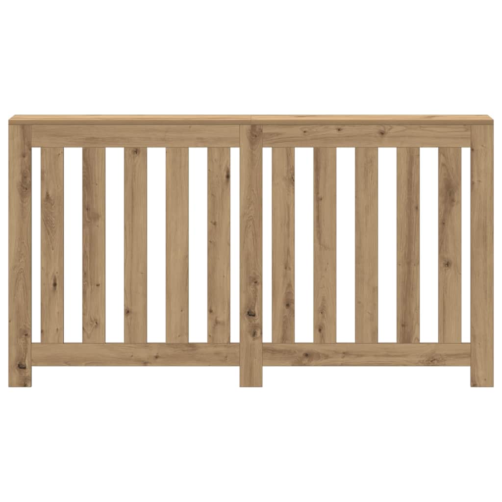 Radiator Cover Artisian Oak 149x20x82 cm Engineered Wood